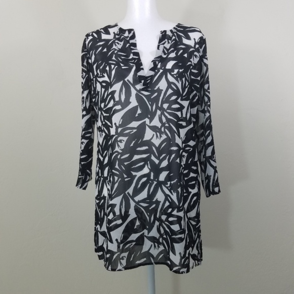 New York & Company Tunic Blouse Size S